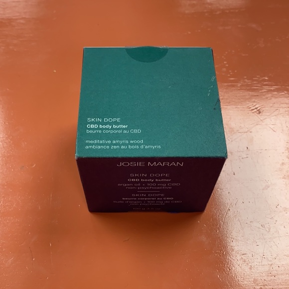 JOSIE MARAN Skin Dope Body Butter Aragon Oil + 100mg NEW in Box - Picture 3 of 7